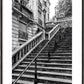 Schwarzes Montmartre - Pariser Treppengeländer