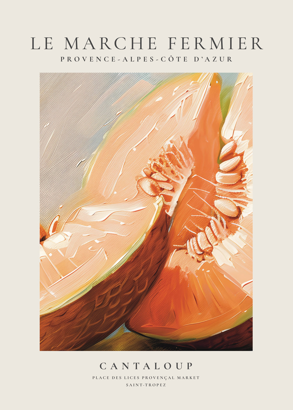 Le marche fermier - Cantaloupe