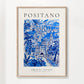 Frendorf | AmalfiVista Premium Wandbild Positano, Amalfiküste | Hochwertiger Leinwanddruck | Mediterrane Wanddekoration