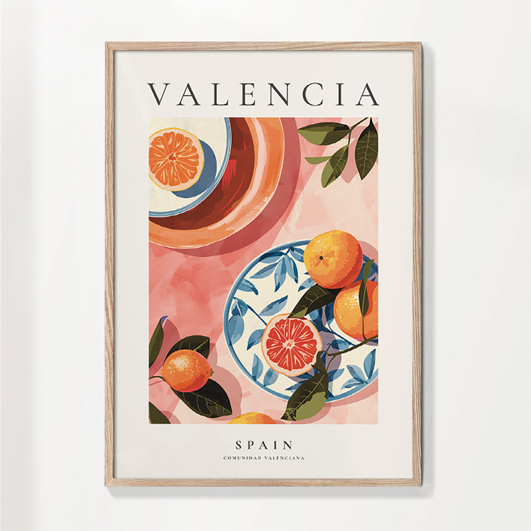 Frendorf | IberiaVista Premium Wandbild Valencia, Spanien | Landschaftsdruck auf Leinwand | Elegante Wanddekoration für Zuhause & Büro