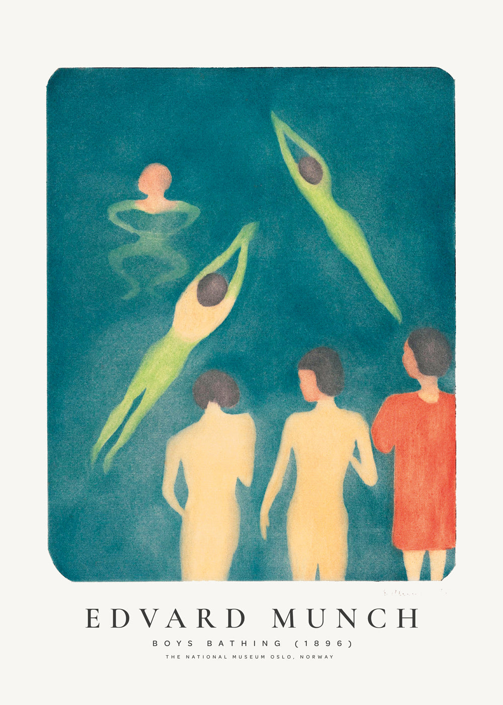 Frendorf | Edvard Munch, Jungen beim Baden 1896