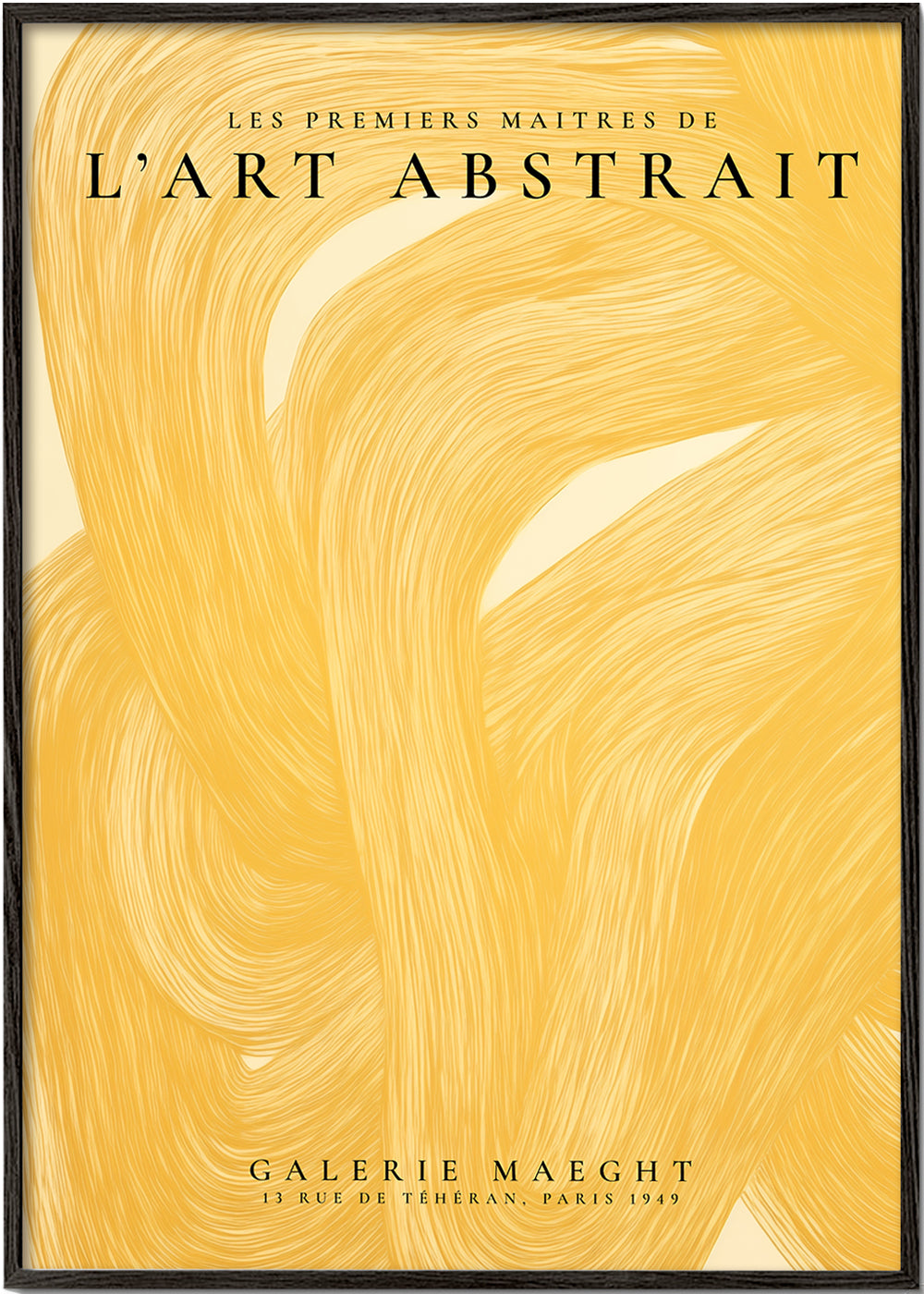 Frendorf | L'Art Abstrait, Das Galerie Maeght Ausstellungsplakat