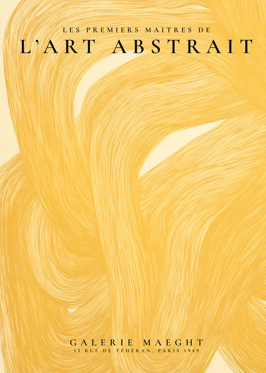 Frendorf | L'Art Abstrait, Das Galerie Maeght Ausstellungsplakat