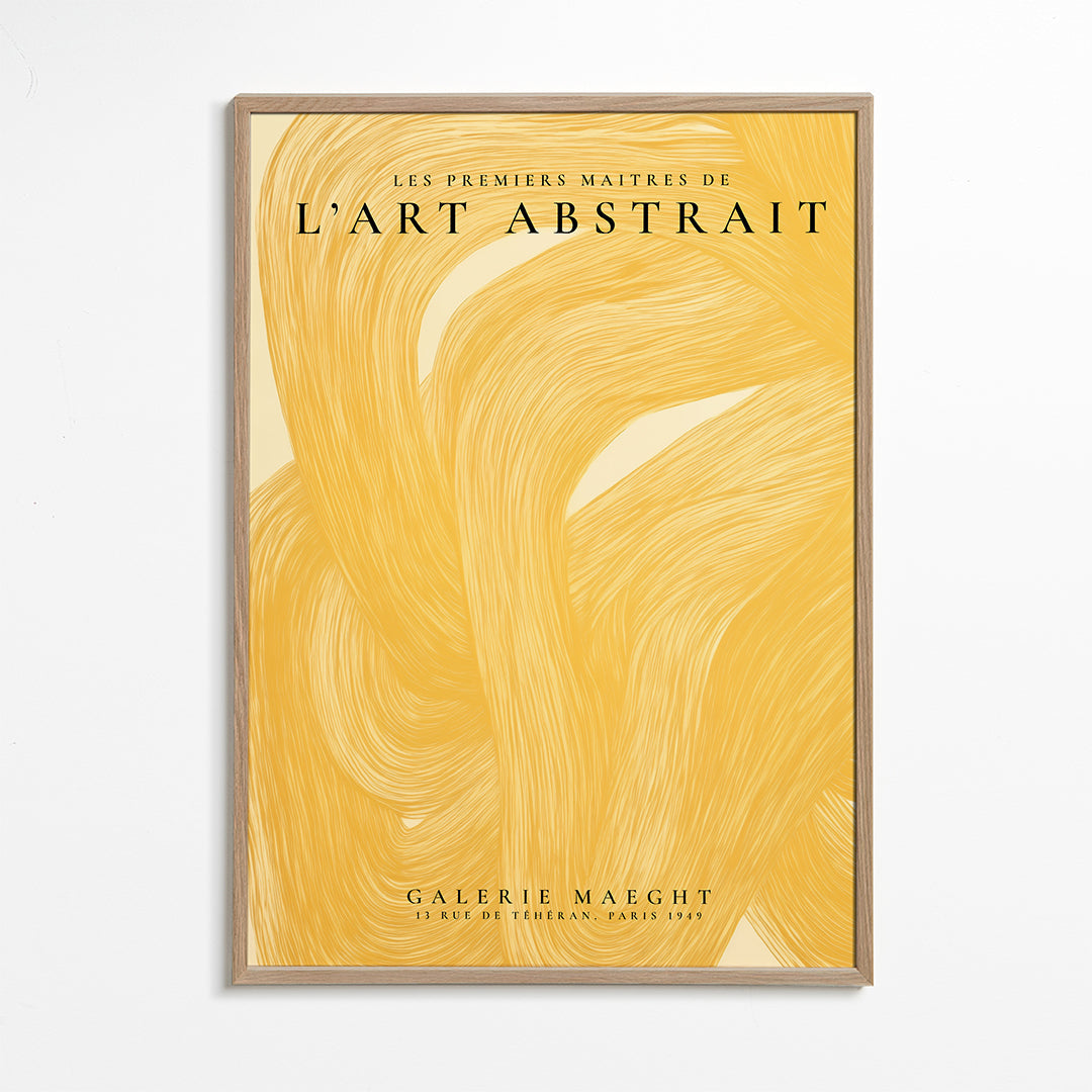 Frendorf | L'Art Abstrait, Das Galerie Maeght Ausstellungsplakat