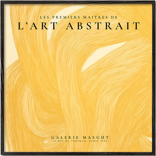 Frendorf | L'Art Abstrait, Das Galerie Maeght Ausstellungsposter - QUADRAT