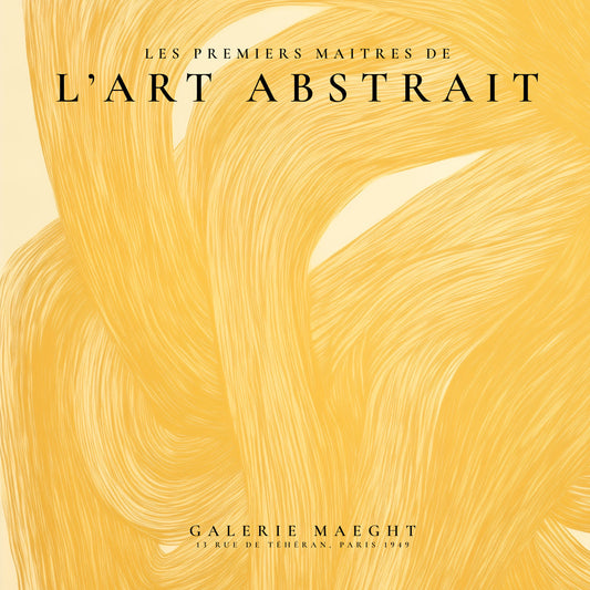 Frendorf | L'Art Abstrait, Das Galerie Maeght Ausstellungsposter - QUADRAT