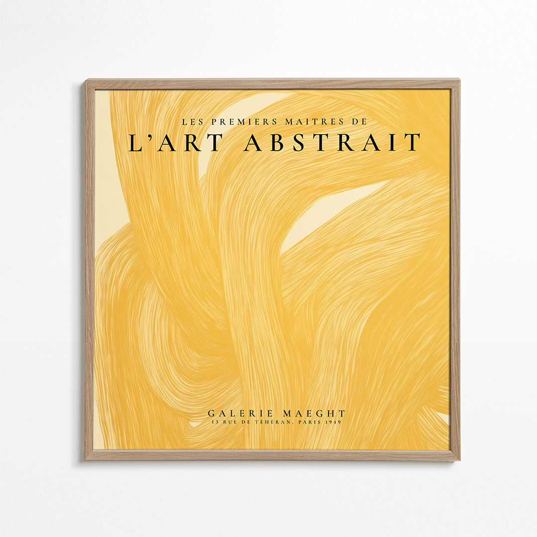 Frendorf | L'Art Abstrait, Das Galerie Maeght Ausstellungsposter - QUADRAT