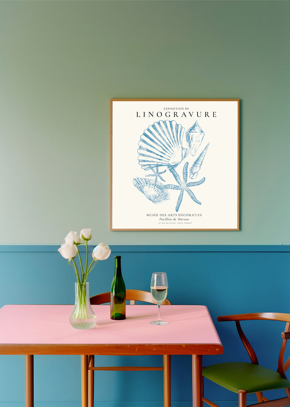Frendorf | Linolschnittausstellung, Sealife (das Meeresleben) - QUADRAT