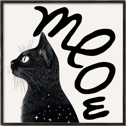 Frendorf | Meow (Katze Porträt) - QUADRAT