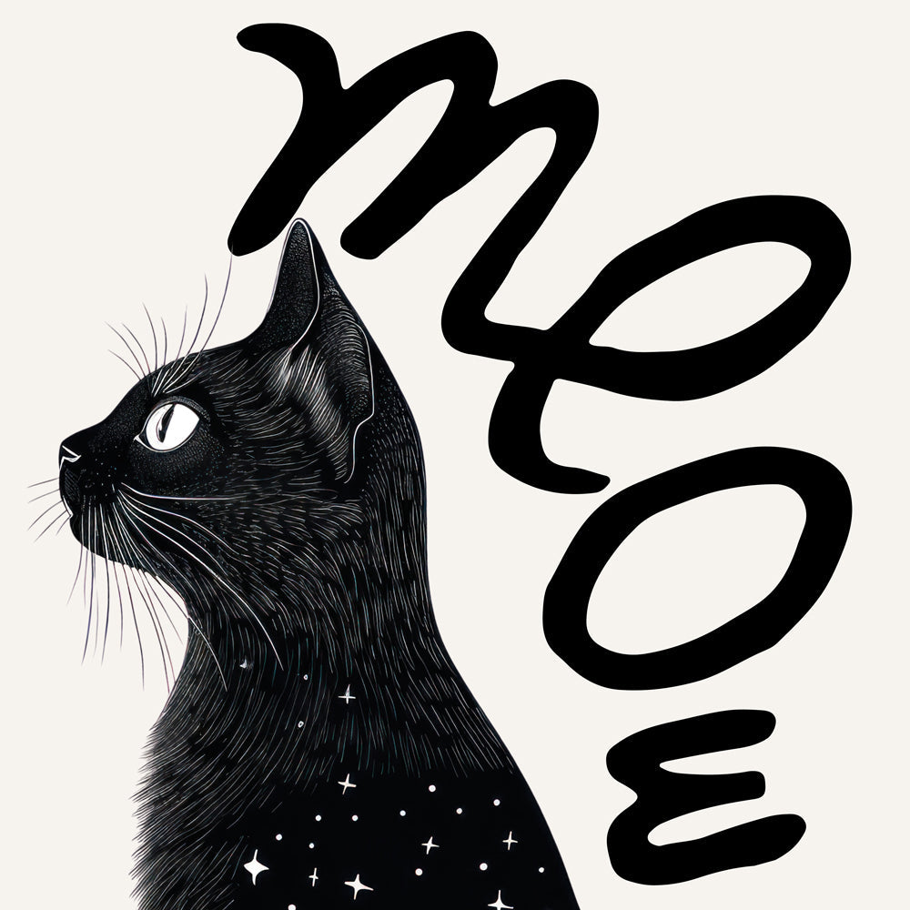 Frendorf | Meow (Katze Porträt) - QUADRAT