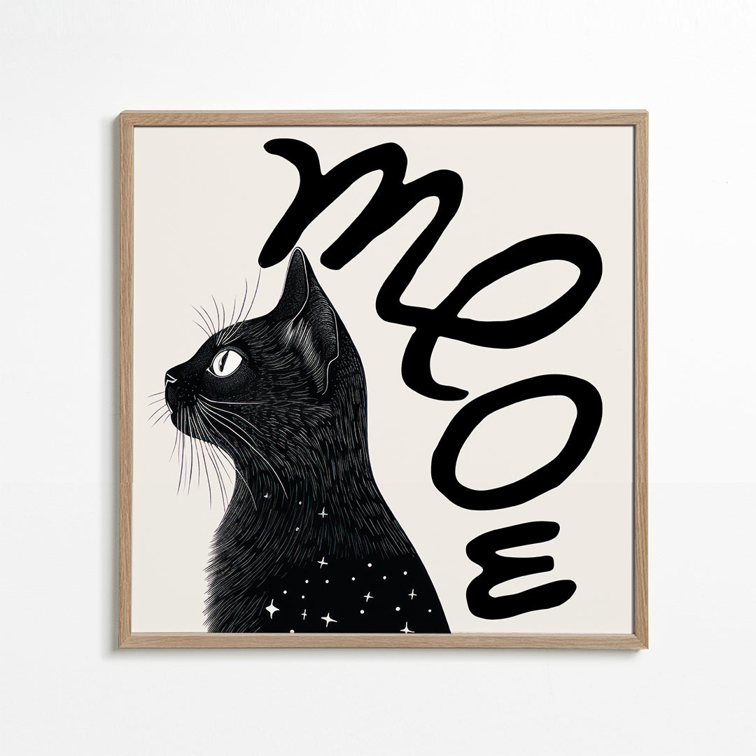 Frendorf | Meow (Katze Porträt) - QUADRAT