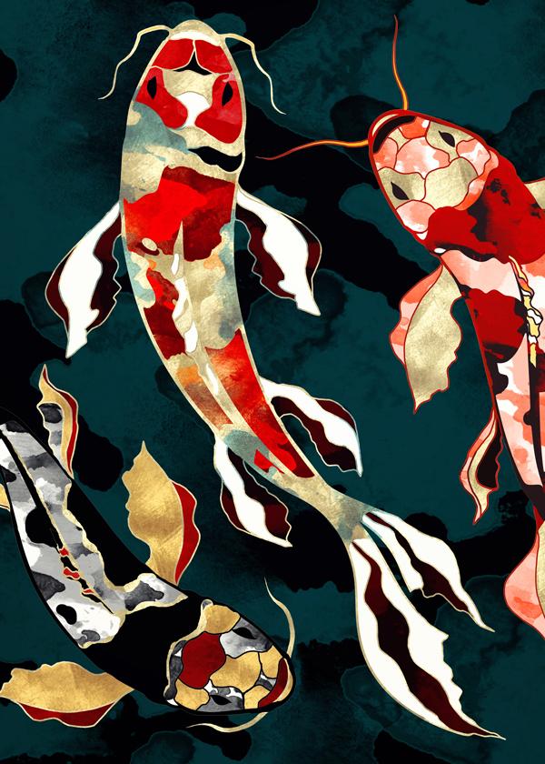 Metallic Koi