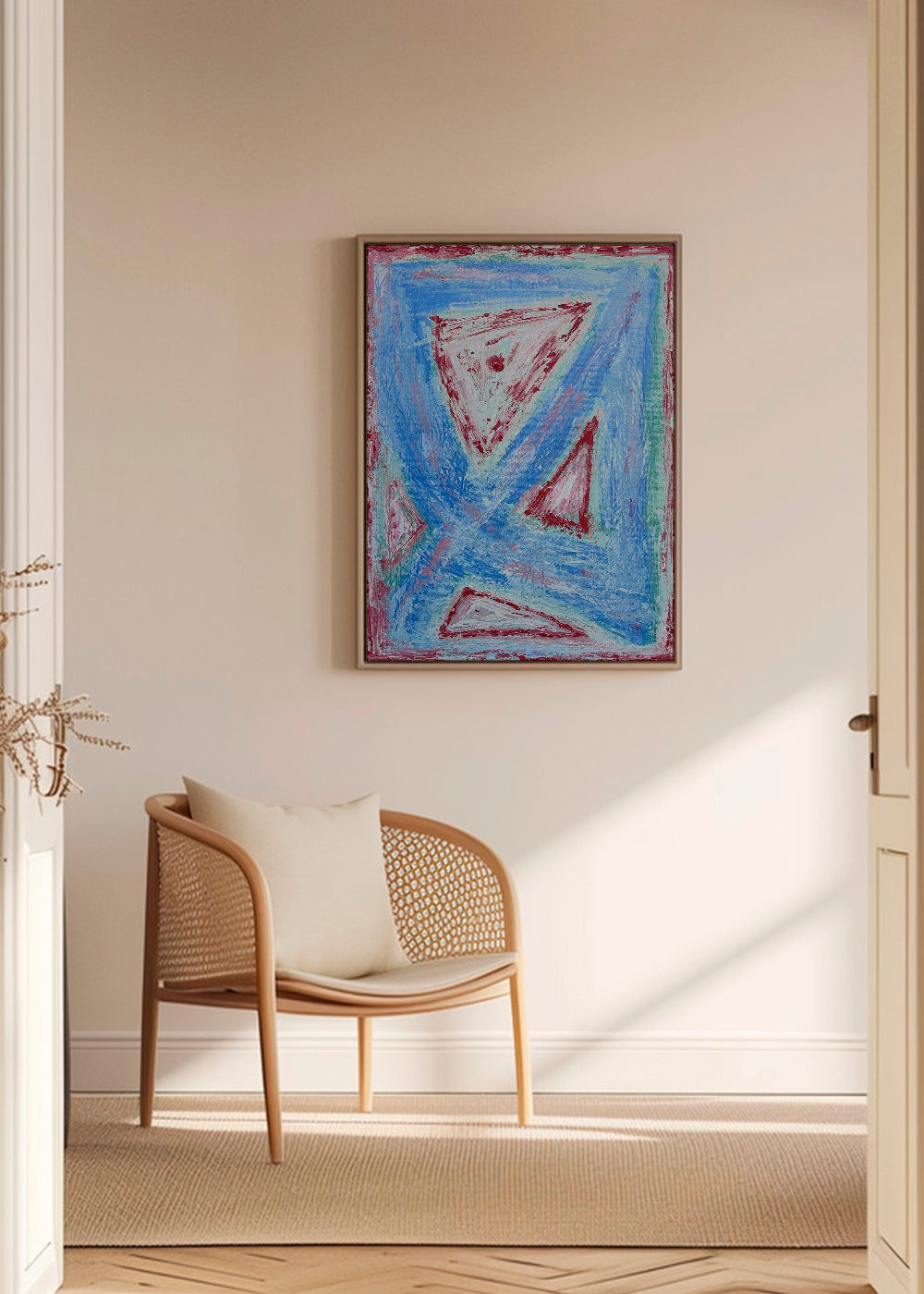 Frendorf | Leinwand Farbige Augen