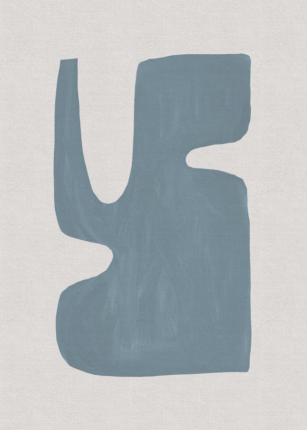 Mid Century Blau I