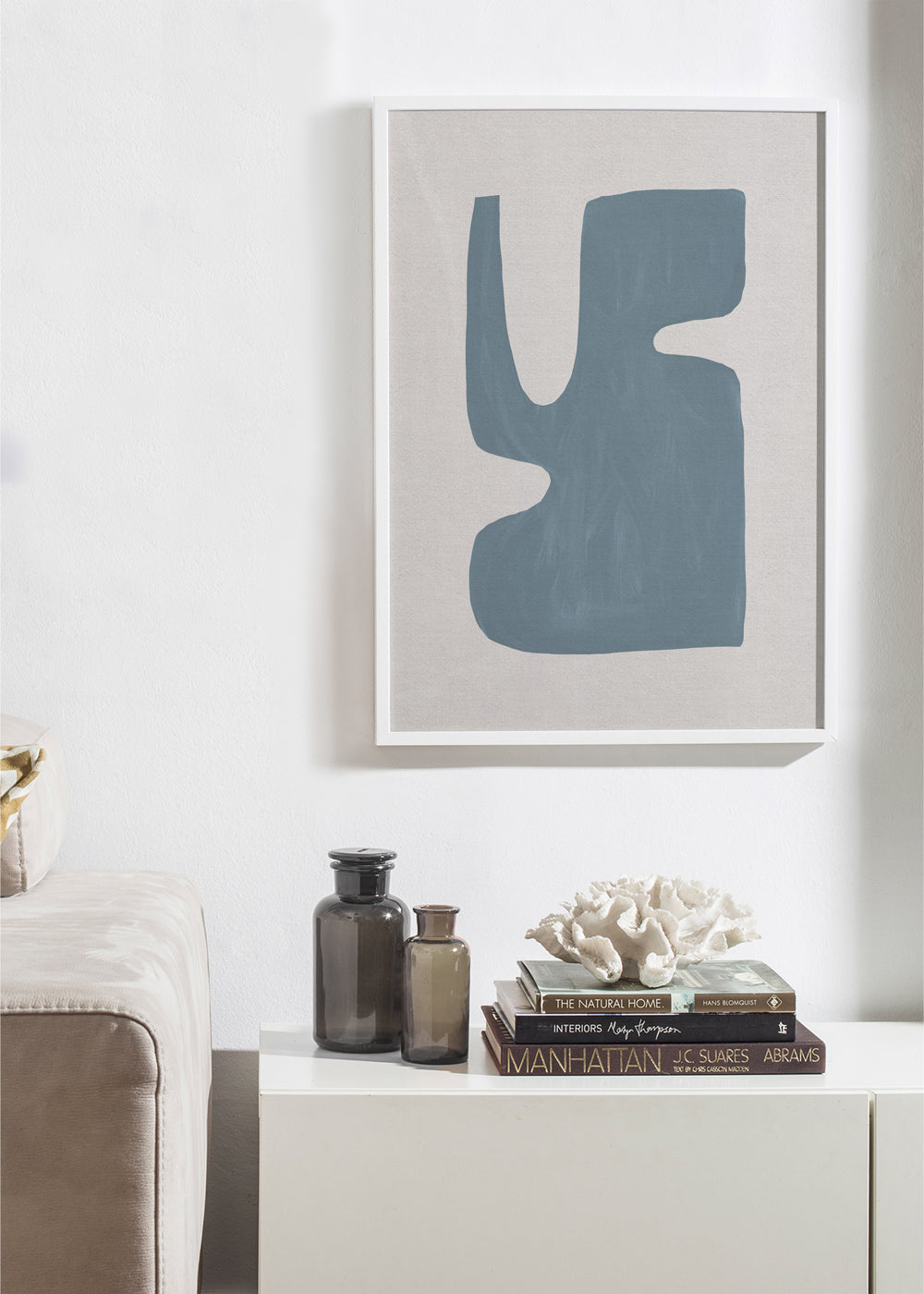 Mid Century Blau I