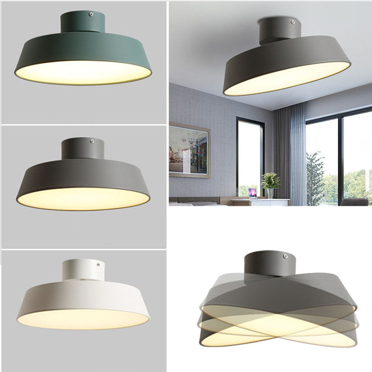 Frendorf | AuraDisk Nordic LED Deckenleuchte | Minimalistisches Runddesign | Aluminium | Flush Mount