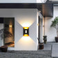 Frendorf | Luxorma ArcLume Außenwandleuchte | Modernes Design | Wasserdicht | Aluminium | LED für Terrassen