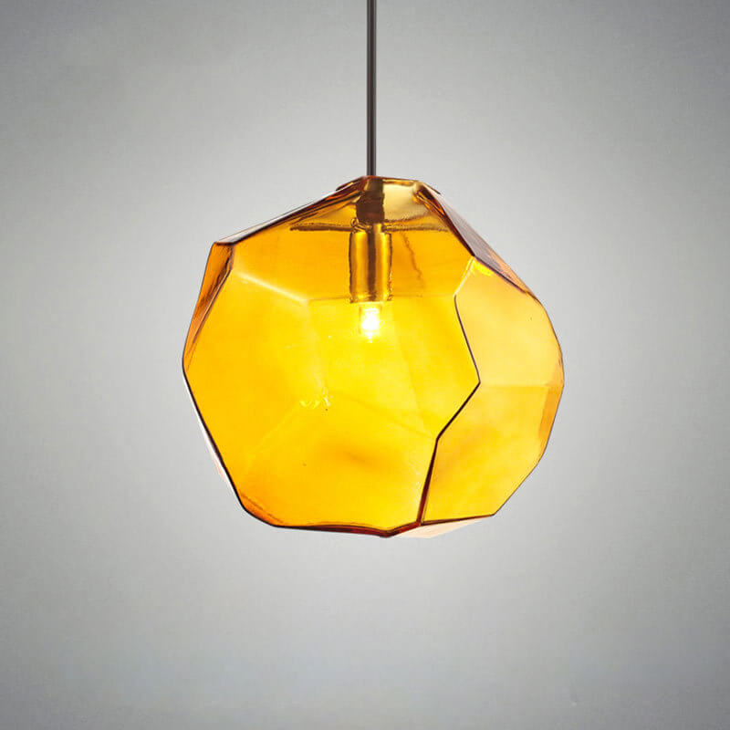 Frendorf | Glasvara Pendelleuchte | Modernes Glasdesign | Unregelmäßige Form | Wohnzimmerlicht