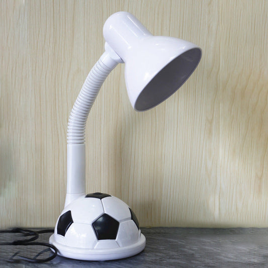 Frendorf | BrightKick Fußball LED Schreibtischlampe | Augenschutz | Dimmbar | Modernes Design für Kinder & Studenten