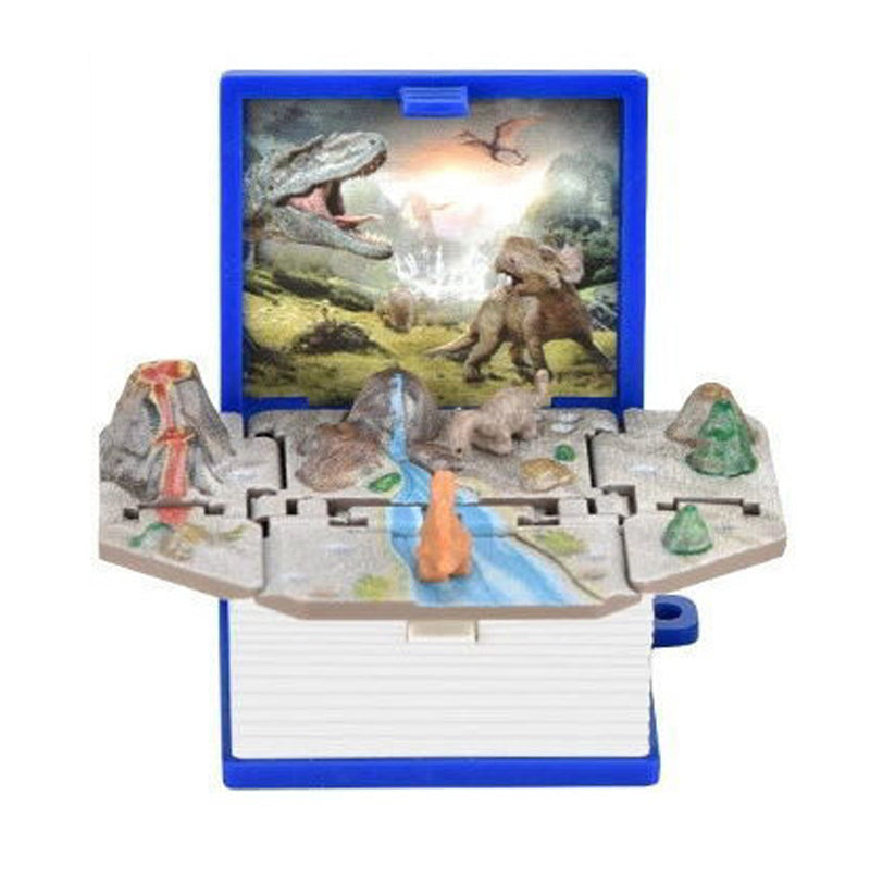 Frendorf | Pop Up 3D Mini Dinosaurier & Astronauten Schlüsselanhänger
