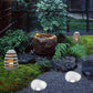 Frendorf | EcoPebble Solar LED Gartenleuchte | Solarbetrieben | Außenbeleuchtung | Dekorative Kieselsteinoptik