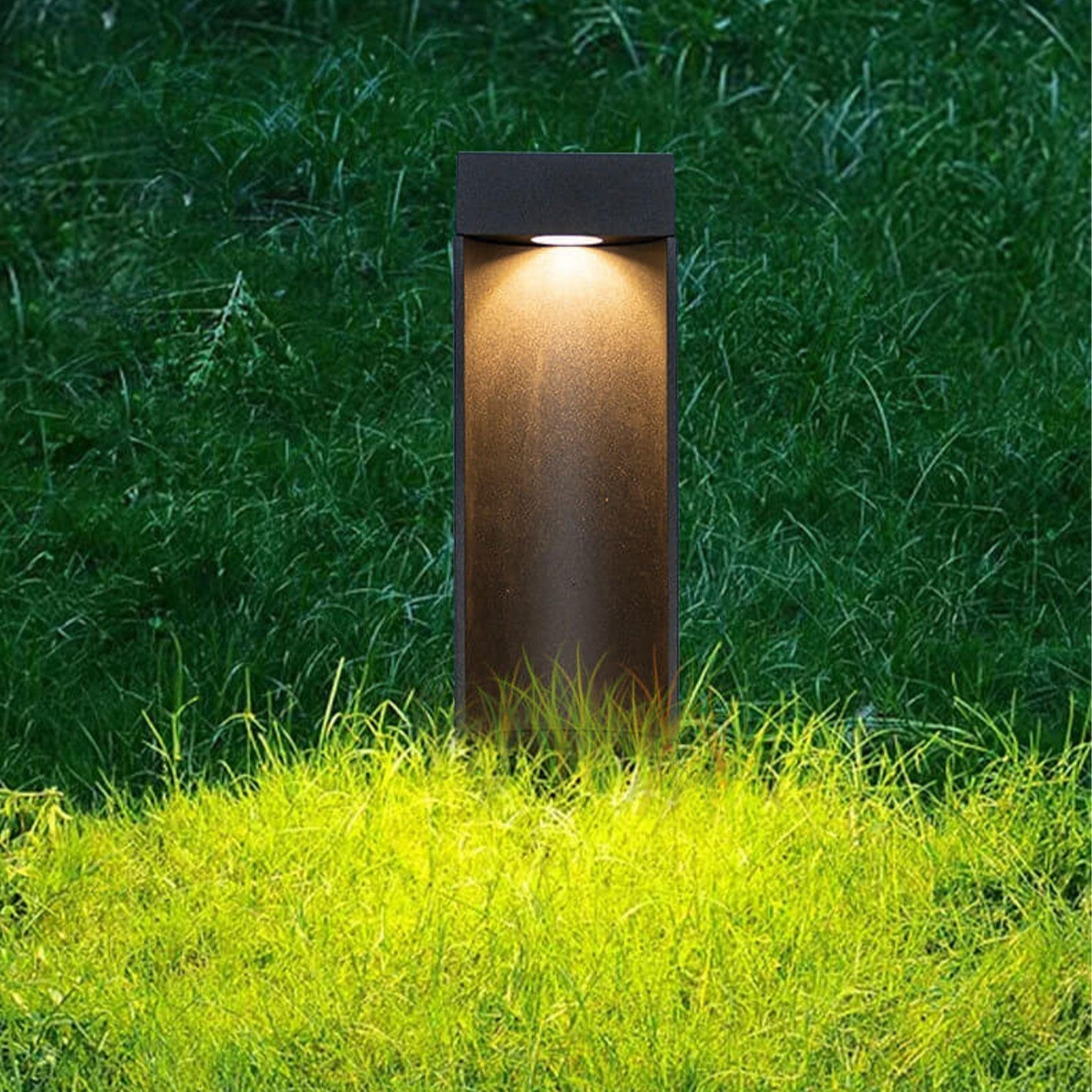 Frendorf | LumiPath Modern Square LED Gartenlampe | Aluminium | Outdoor Wegeleuchte | Energiesparend