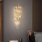 Frendorf | Lustrevia Kristall Wandleuchte | Luxus Design | Quasten aus Kristall | LED 1-Licht | Wohnzimmerlicht
