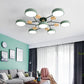 Frendorf | NordLuxe Molekül Design LED Deckenleuchte | Skandinavischer Stil | Semi-Flush Mount | Wohnraumbeleuchtung
