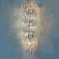 Frendorf | Lustrevia Kristall Wandleuchte | Luxus Design | Quasten aus Kristall | LED 1-Licht | Wohnzimmerlicht