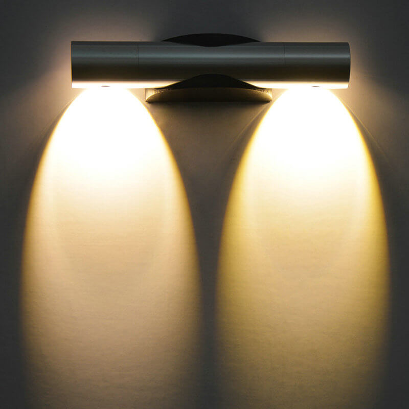 Frendorf | CylindraGlow LED Wandleuchte | Modernes Rotierendes Design | Aluminium Zylinder | Farbwahl | 2-6W