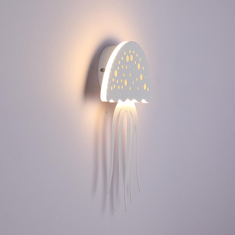 Moderne kreative 1-Licht LED Qualle Wandleuchte