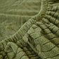 Modernes Blatt Jacquard Wasserdicht Anti-Kratzer Stretch Vollüberzug Sofaüberzug