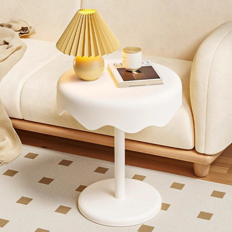 Frendorf | PolarNest Runder Beistelltisch | Eiscreme-Design | PP-Kunststoff & Stahl | Kreativ & Modern für Wohnzimmer