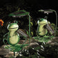 Outdoor Solar Frog Eisen LED Garten Boden Einsetzen Landschaft Licht