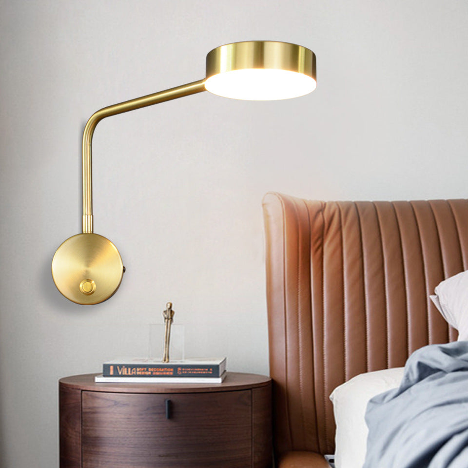 Modern minimalist einfarbige mit drehbarem LED-Wandstrahler lampe
