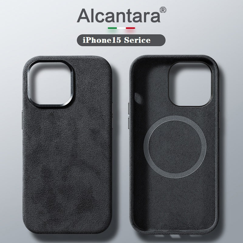 Frendorf | Italienische Alcantara Magnetische Hülle für Iphone