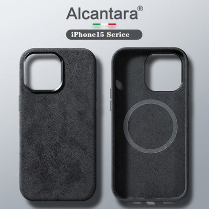 Frendorf | Italienische Alcantara Magnetische Hülle für Iphone