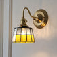 Frendorf | AuroraGlint Tiffany Kupfer Wandleuchte | Klassisches Design | Hochwertiges Glas | Ideal für Wohnzimmer