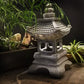 Frendorf | PagodaGlow Japanische Solar-Pagodenleuchte | LED Gartenlampe | Wetterfest | Dekorative Außenbeleuchtung