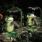 Frendorf | GardenFrog Solarbetriebene Dekorative Leuchte – Verspielte Außenstehleuchte