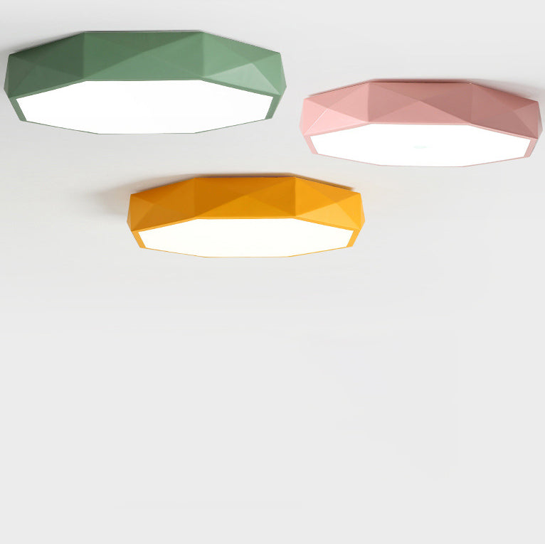 Frendorf | LumaGem Nordic LED Deckenleuchte | Diamant-Design | Acryl & Eisen | Dimmbares Licht | Moderne Beleuchtung