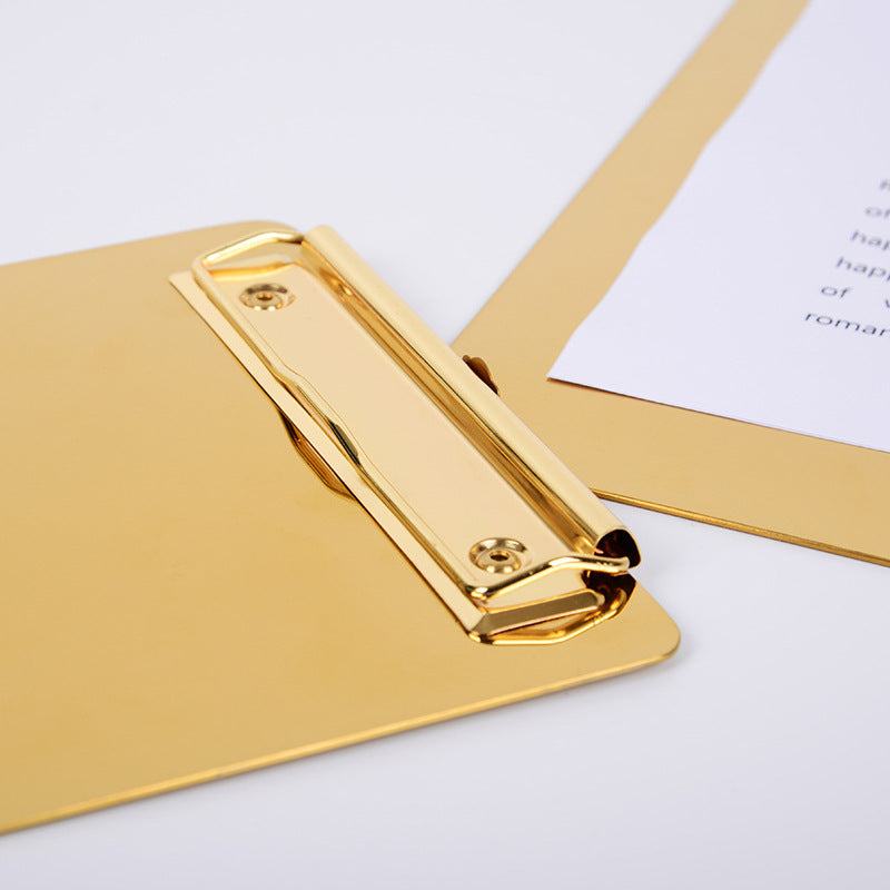 Frendorf Stilvolle Goldene Klemmbretter
