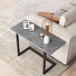 Frendorf | ModernoCurve C-Beistelltisch | MDF-Tischplatte | Modernes Design | Platzsparend | Perfekt für Wohnzimmer & Schlafzimmer