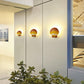 Frendorf | ShellBright LED Wandleuchte | Kreatives Muscheldesign | Aluminium | Wasserdicht | Außenbeleuchtung