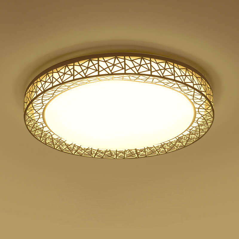 Frendorf | Orbivis Halo LED Deckenleuchte | Kreatives Vogelnest-Design | Modern & Dimmbar | Runde Leuchte