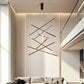Frendorf | GeoLuma Nordic LED Kronleuchter | Geometrisches Linien-Design aus Eisen & Aluminium | 3-9 Flammen | Modern & Energieeffizient
