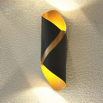 Frendorf | Spiranova Doppelkopf LED Wandleuchte | Nordic Spiral Design | Aluminium Spotlicht | Moderne Beleuchtung