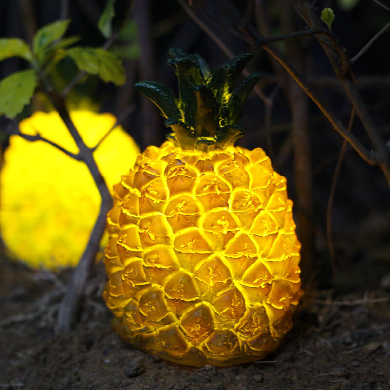 Frendorf | TropiLume Gartenleuchte | Outdoor Solarlicht | Wetterfest | Ananas LED Dekoleuchte