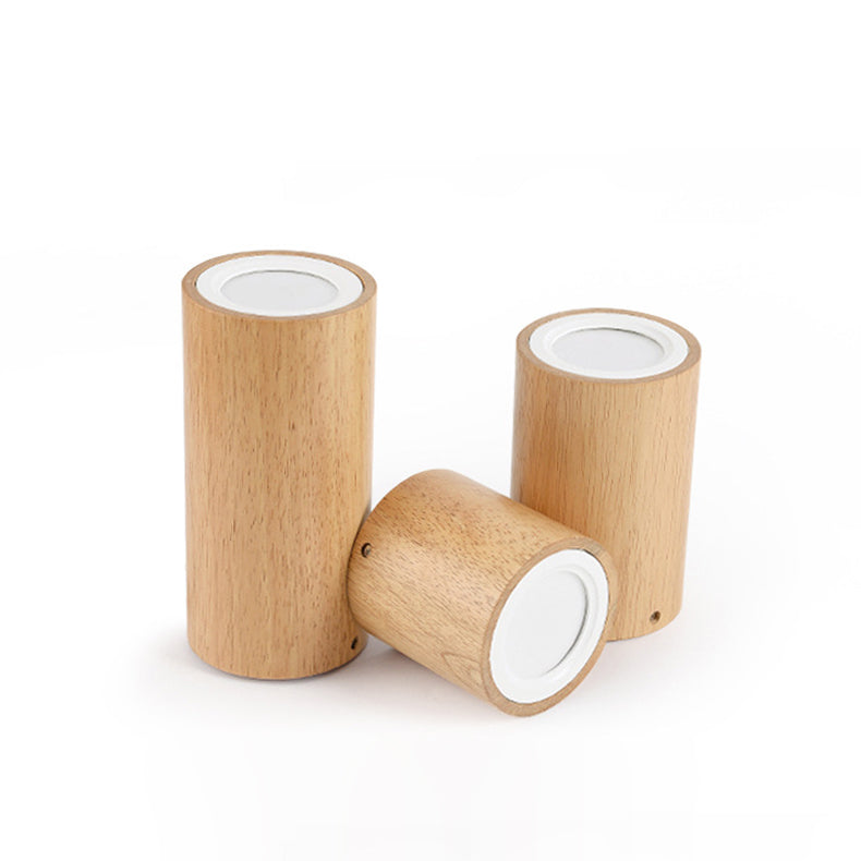 Frendorf | LumaKube Nordic Design LED Deckenleuchte | Holzoptik | Flush Mount | Warmweiß oder Kaltweiß | Stilvolle Beleuchtung für Zuhause