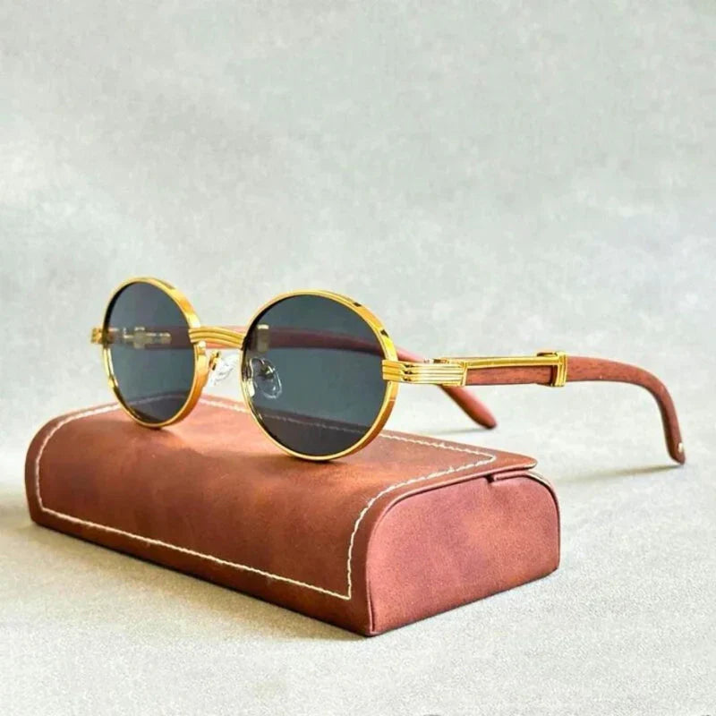Frendorf | BlissGlow –   Holzsonnenbrille der Retro-Serie